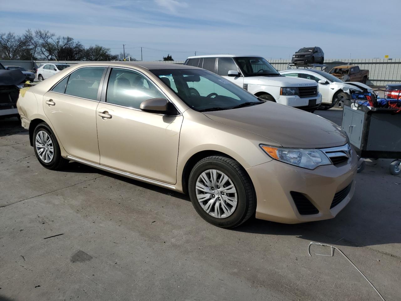 2012 Toyota Camry VIN 4T1BF1FK2CU073014 Copart auction photo, rear end / hail damage thumbnail 4
