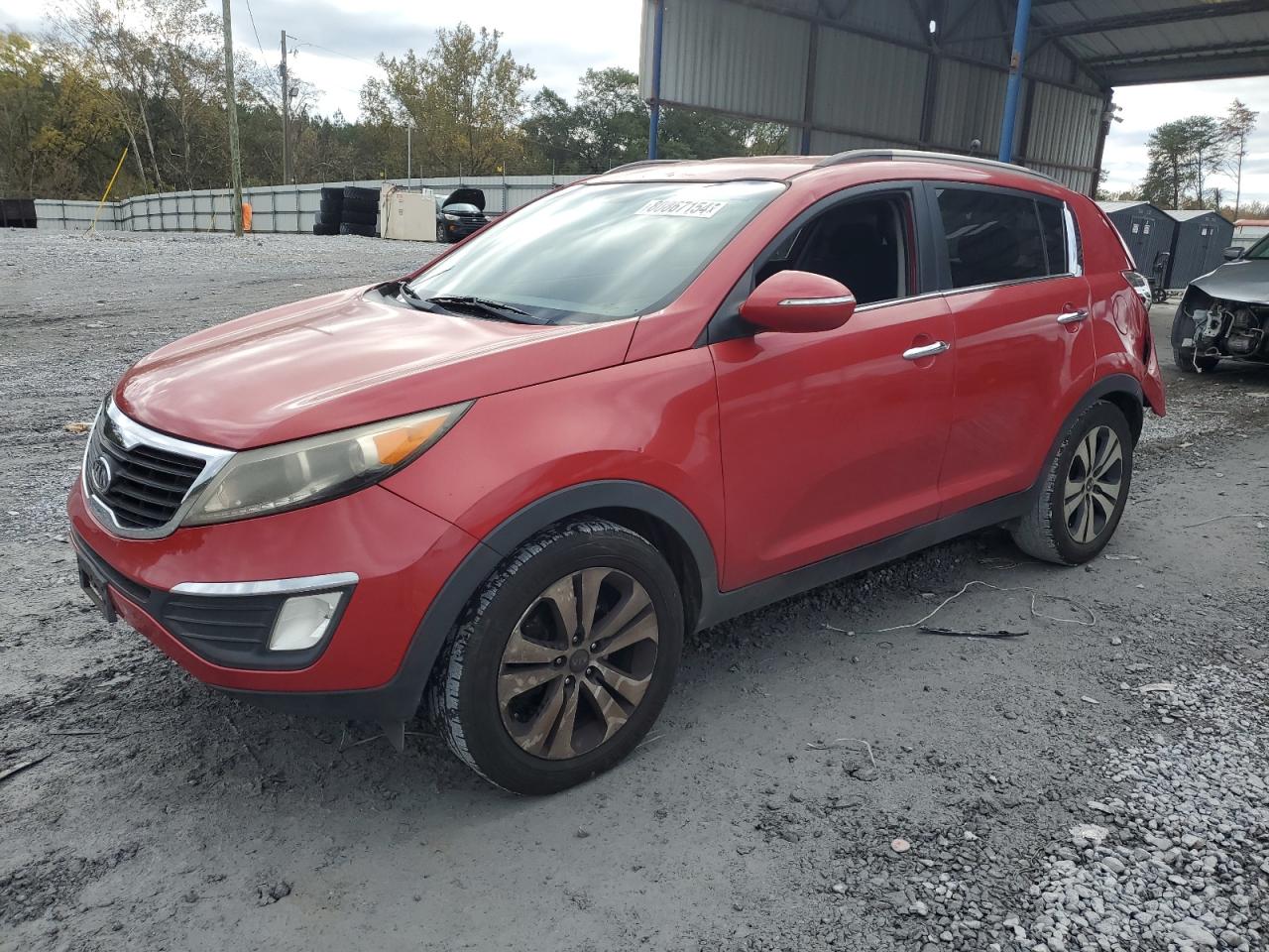 2012 KIA Sportage VIN KNDPC3A23C7218968