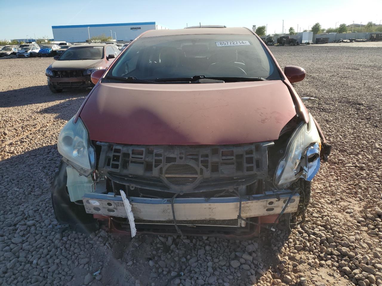 2010 Toyota Prius VIN JTDKN3DU5A0012851 Copart auction photo, front end / side damage thumbnail 5
