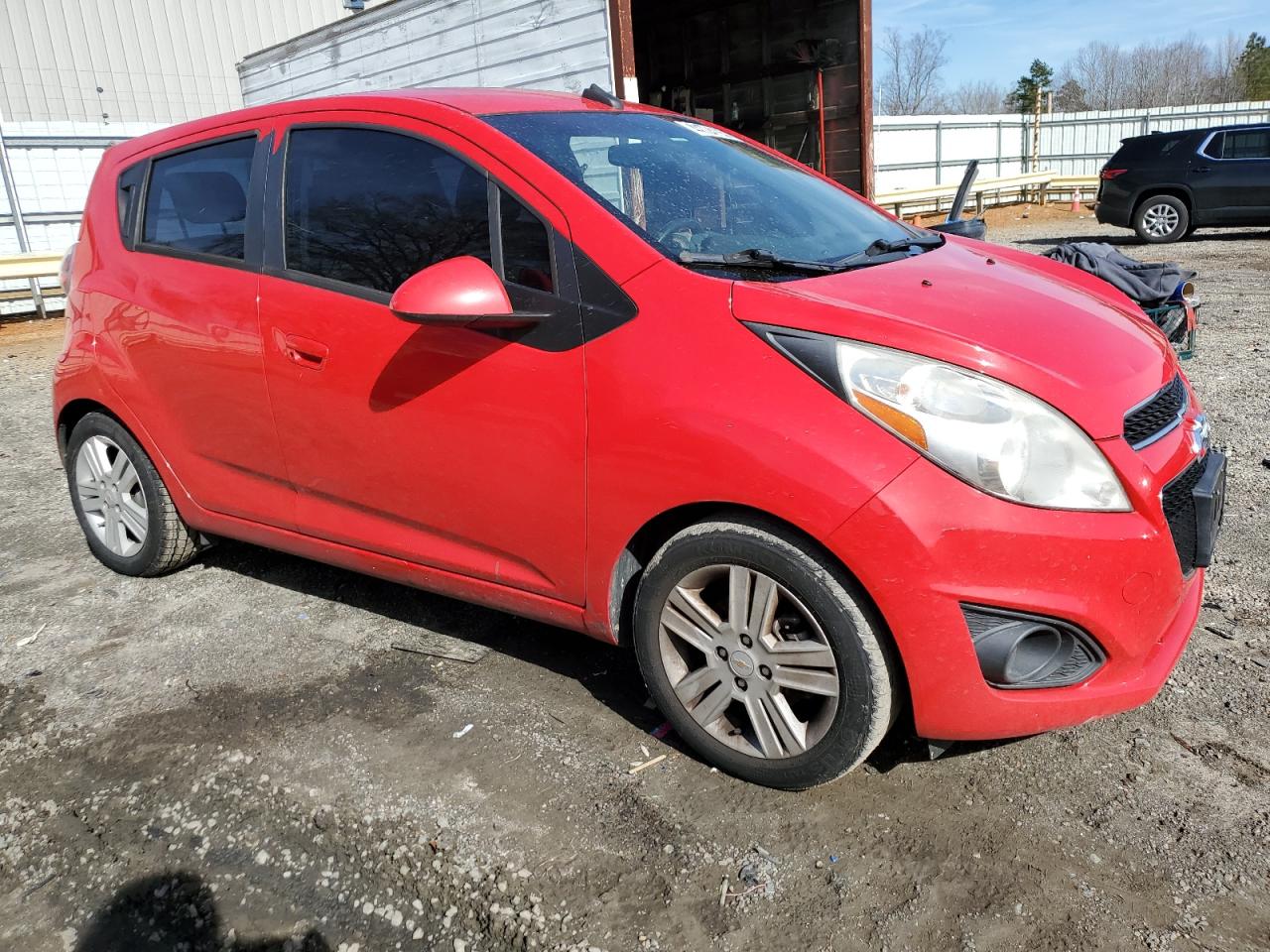 2014 Chevrolet Spark VIN KL8CD6S93EC585171 Copart auction photo, side damage thumbnail 4