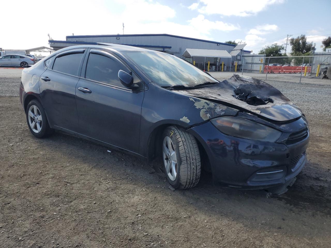 2015 Dodge Dart VIN 1C3CDFBB7FD132231 Copart auction photo, front end / burn - engine damage thumbnail 4