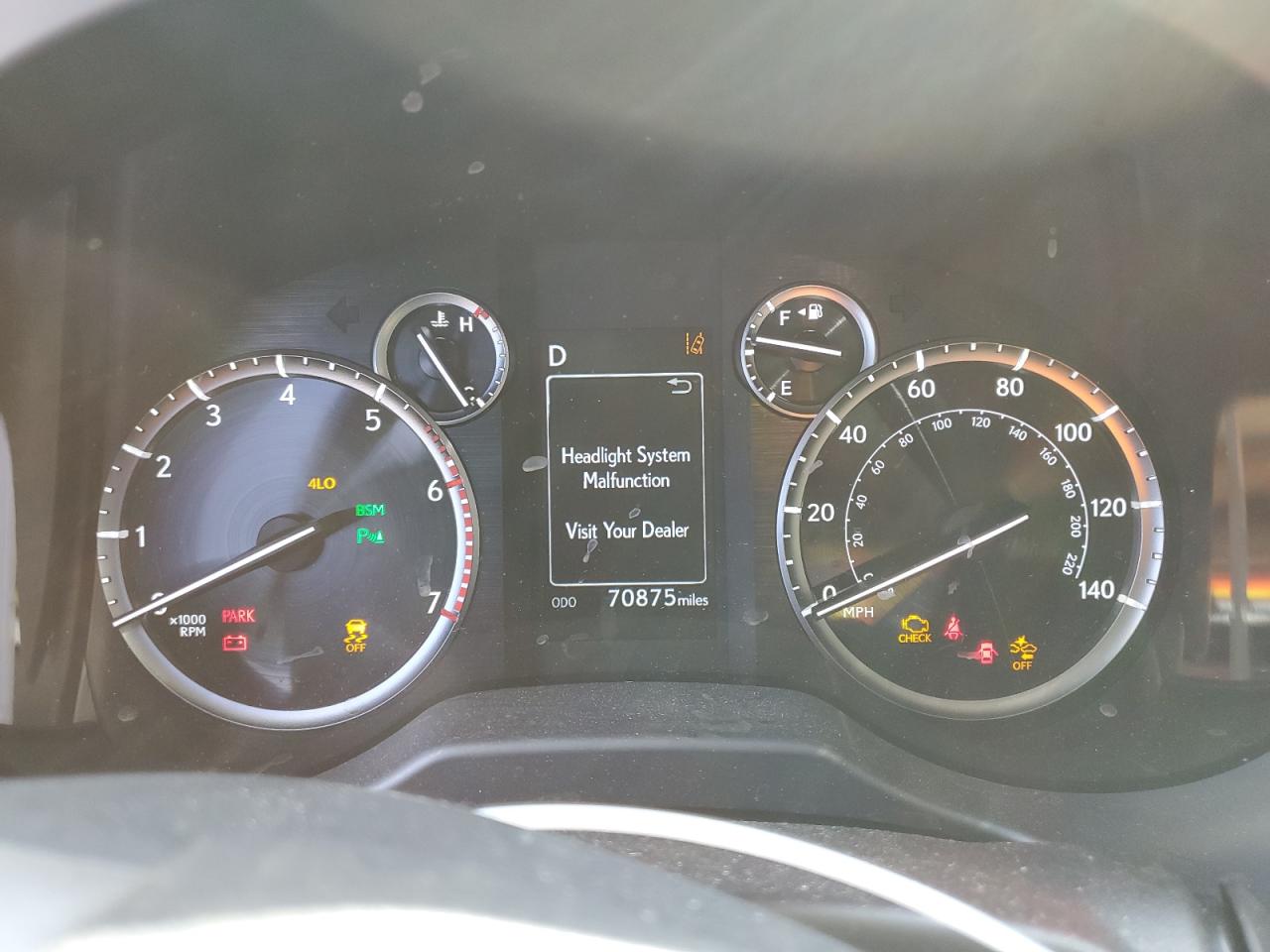 2021 Lexus GX VIN JTJAM7BX4M5280782 Copart auction photo, front end damage thumbnail 9