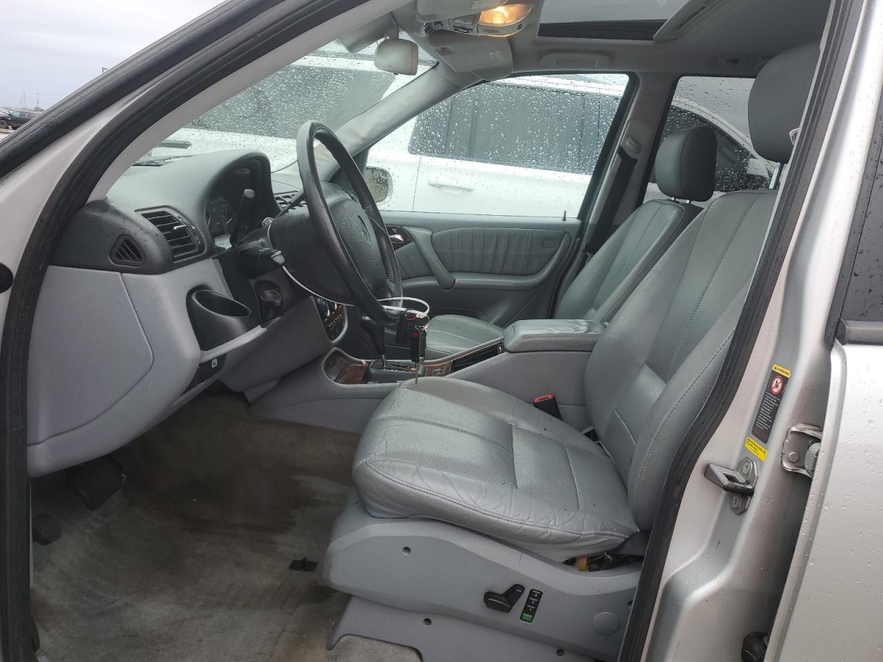 2003 Mercedes-Benz M-klasse VIN 4JGAB57E43A410484 Copart auction photo, side damage thumbnail 7