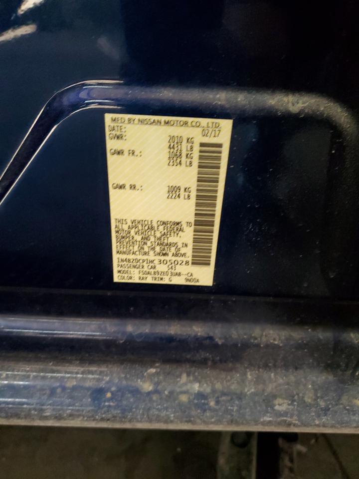 2017 Nissan Leaf VIN 1N4BZ0CP1HC305028 Copart auction photo, front end damage thumbnail 14