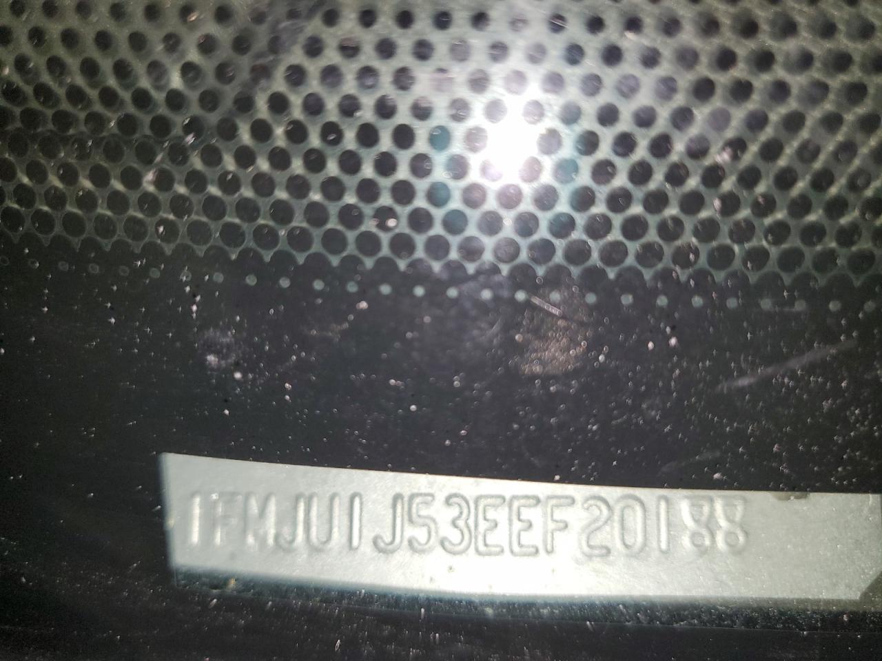 2014 Ford Expedition VIN 1FMJU1J53EEF20188 Copart auction photo, side / front end damage thumbnail 16