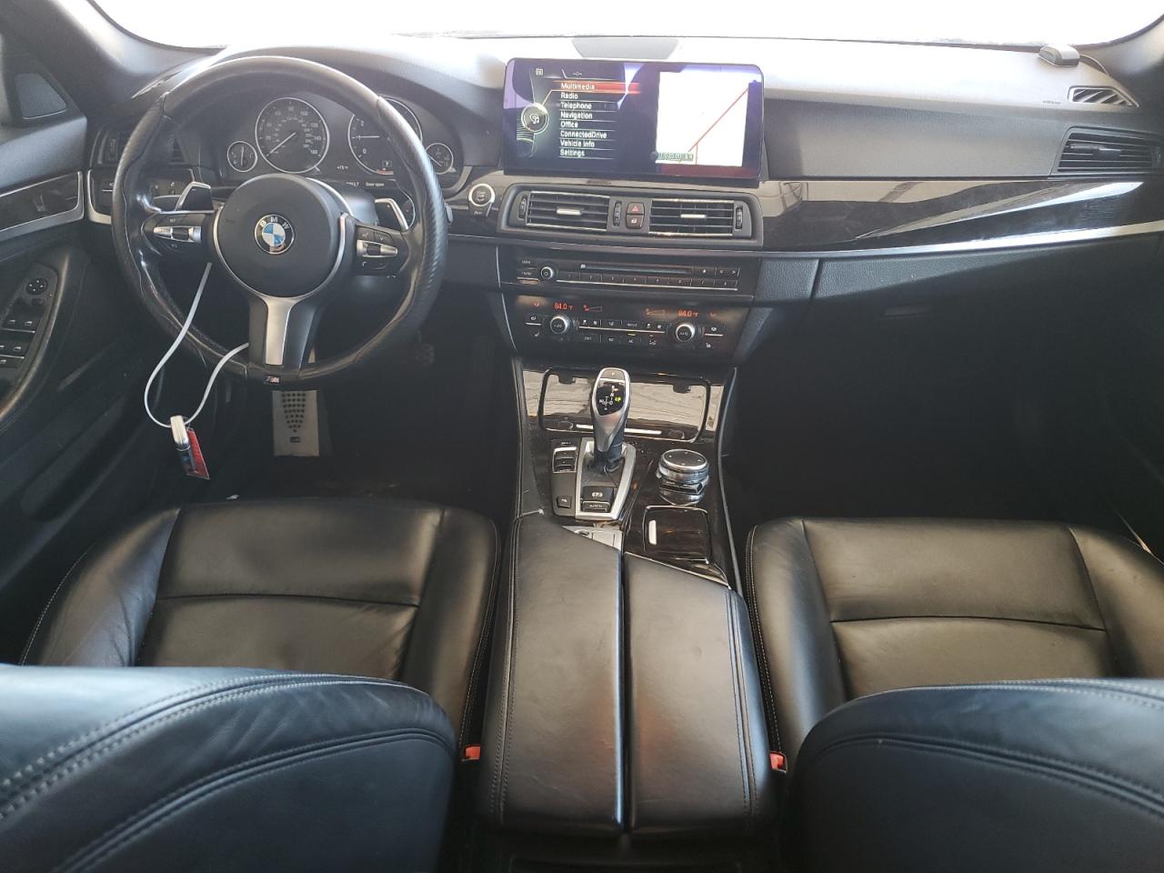 2016 BMW 5er VIN WBA5A5C57GD525452 Copart auction photo, side / front end damage thumbnail 8