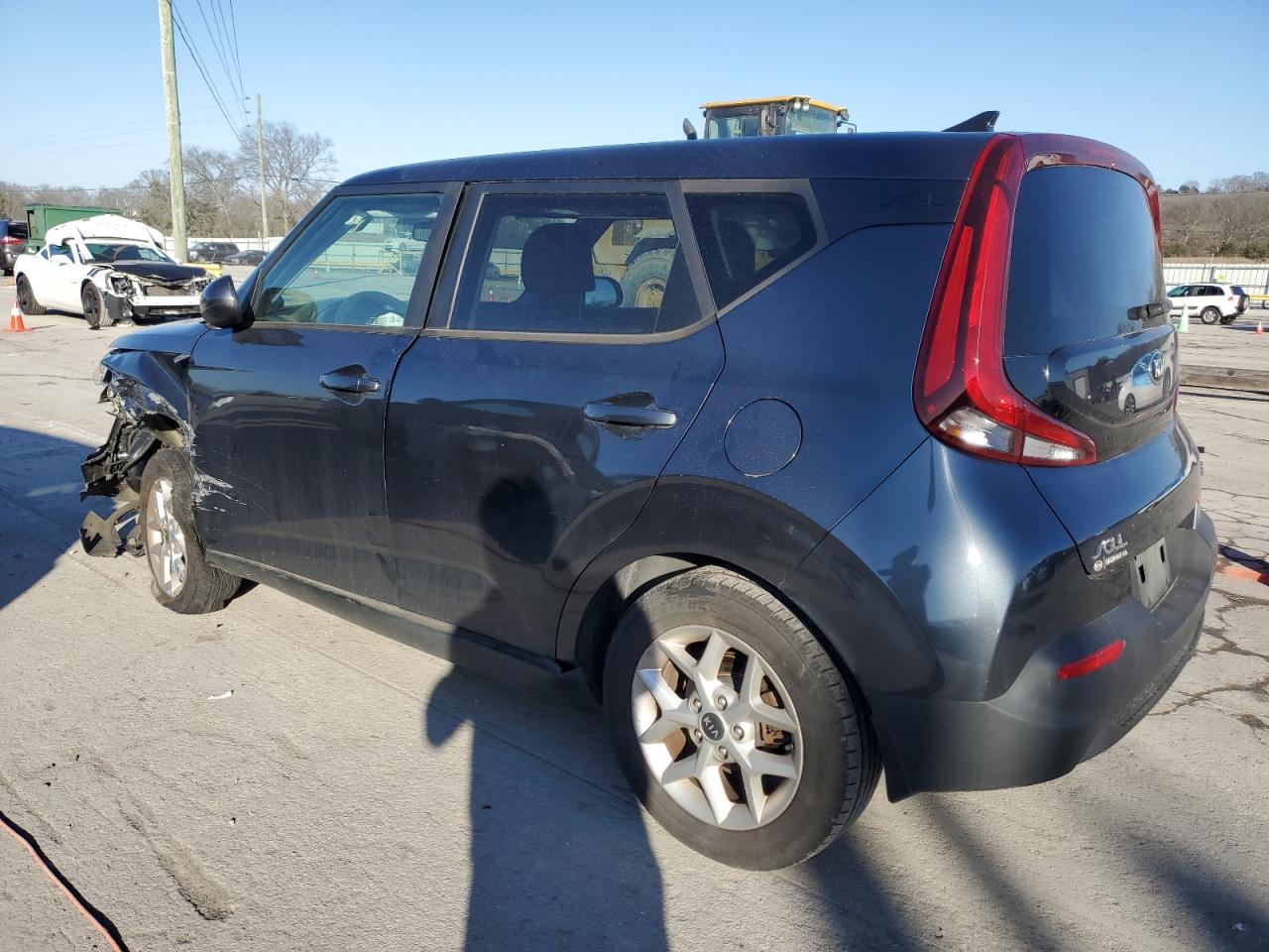 2020 KIA Soul VIN KNDJ23AU4L7089875 Copart auction photo, front end / side damage thumbnail 2