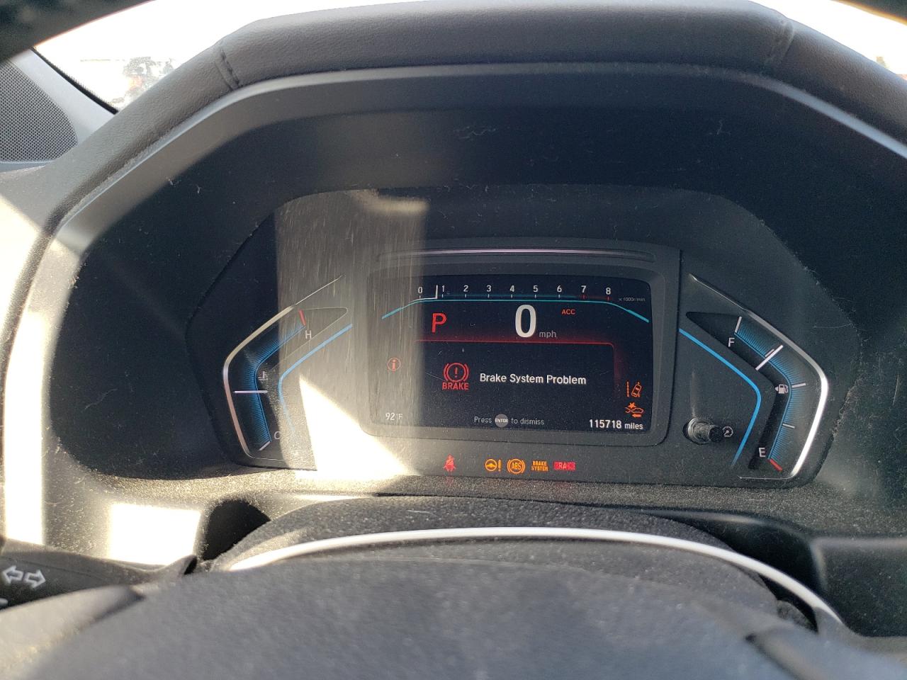2019 Honda Odyssey VIN 5FNRL6H9XKB118419 Copart auction photo, rear end / minor dent/scratches damage thumbnail 9