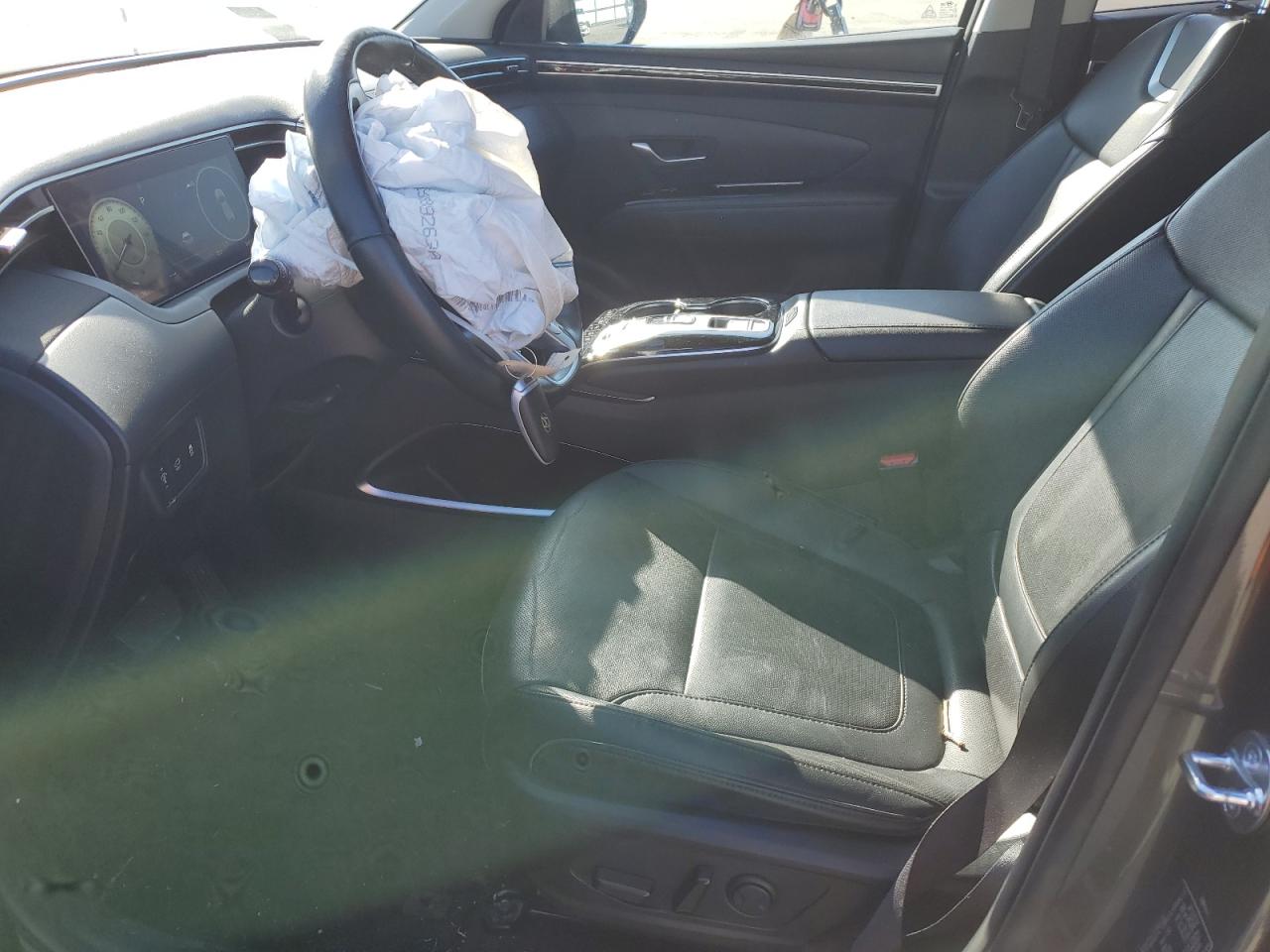 2023 Hyundai Tucson VIN 5NMJECAE5PH245162 Copart auction photo, front end / side damage thumbnail 7
