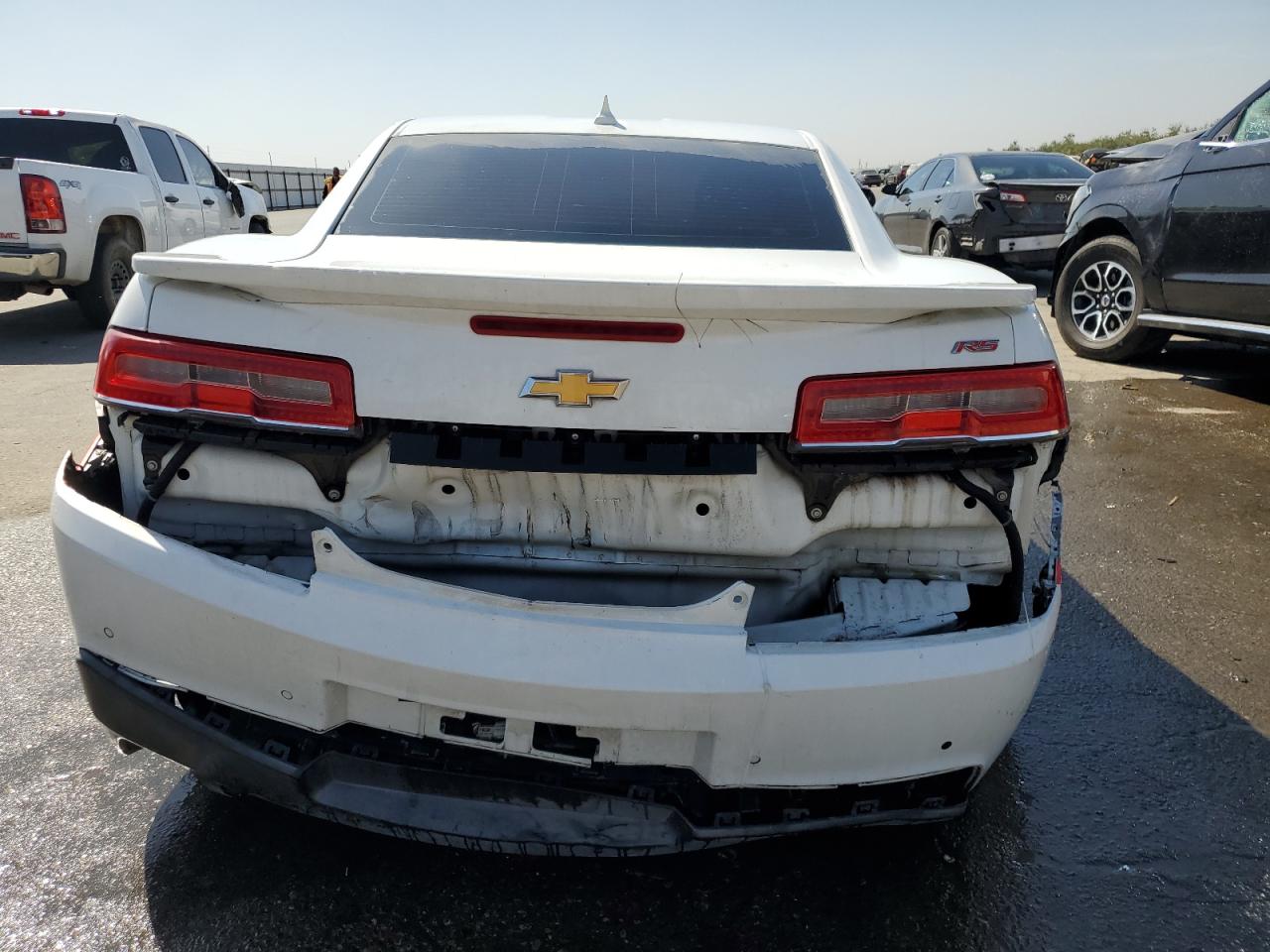 2015 Chevrolet Camaro VIN 2G1FD1E31F9246537 Copart auction photo, rear end / side damage thumbnail 6