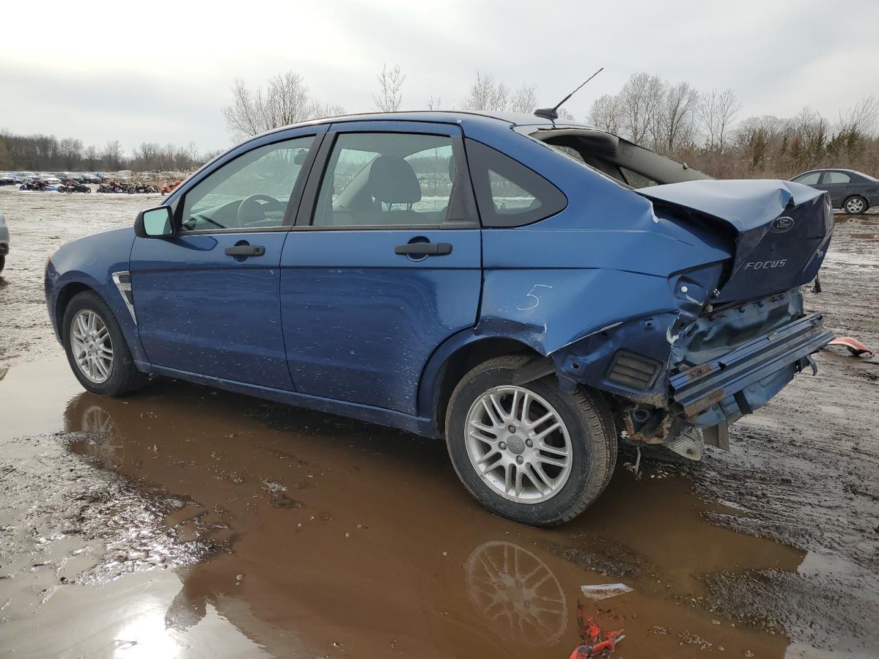 2008 Ford Focus VIN 1FAHP35N68W127600 Copart auction photo, rear end damage thumbnail 2