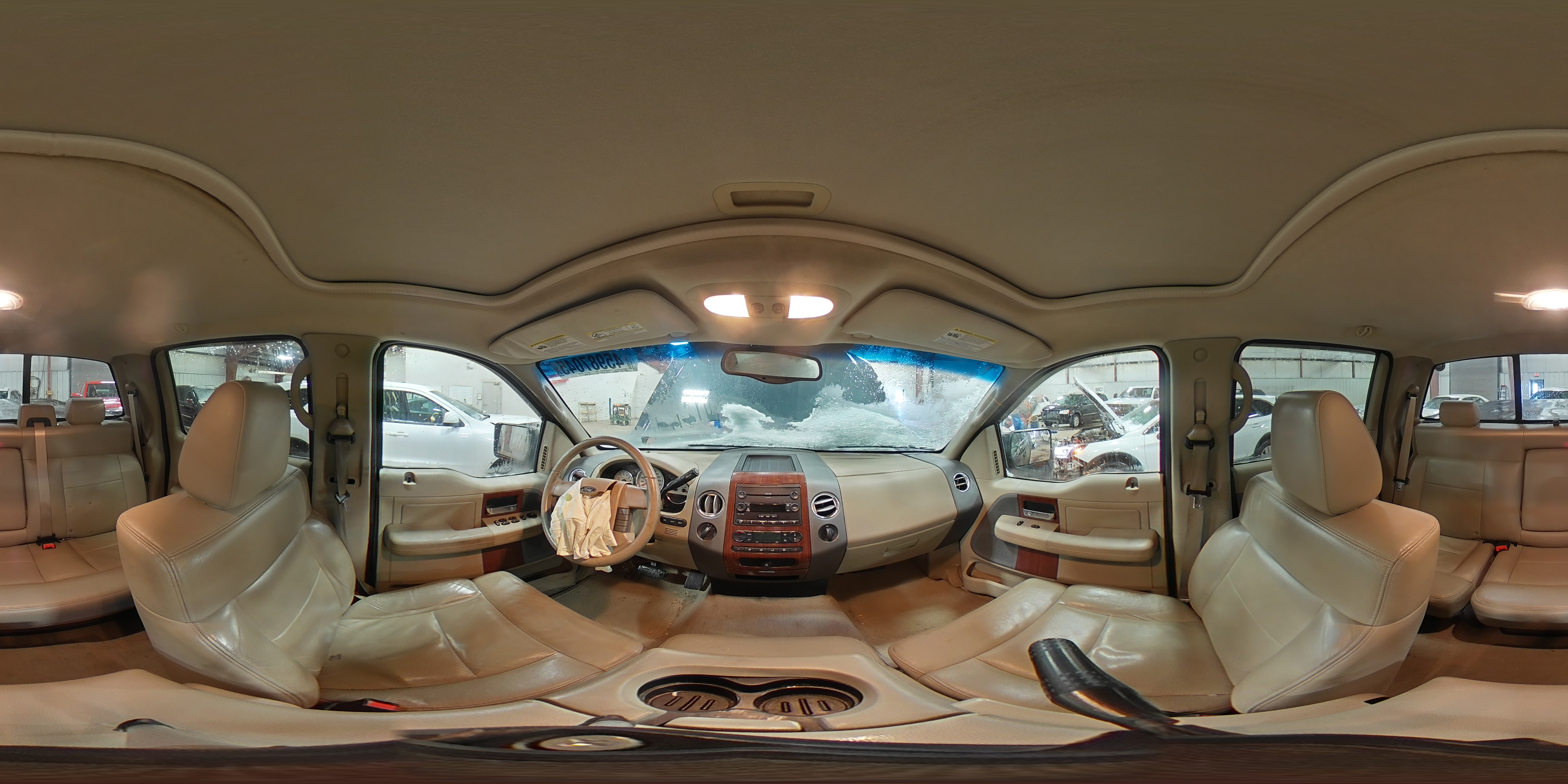 2005 Ford F-150 VIN 1FTPW14565FB03680 Copart auction photo, front end / side damage thumbnail 13