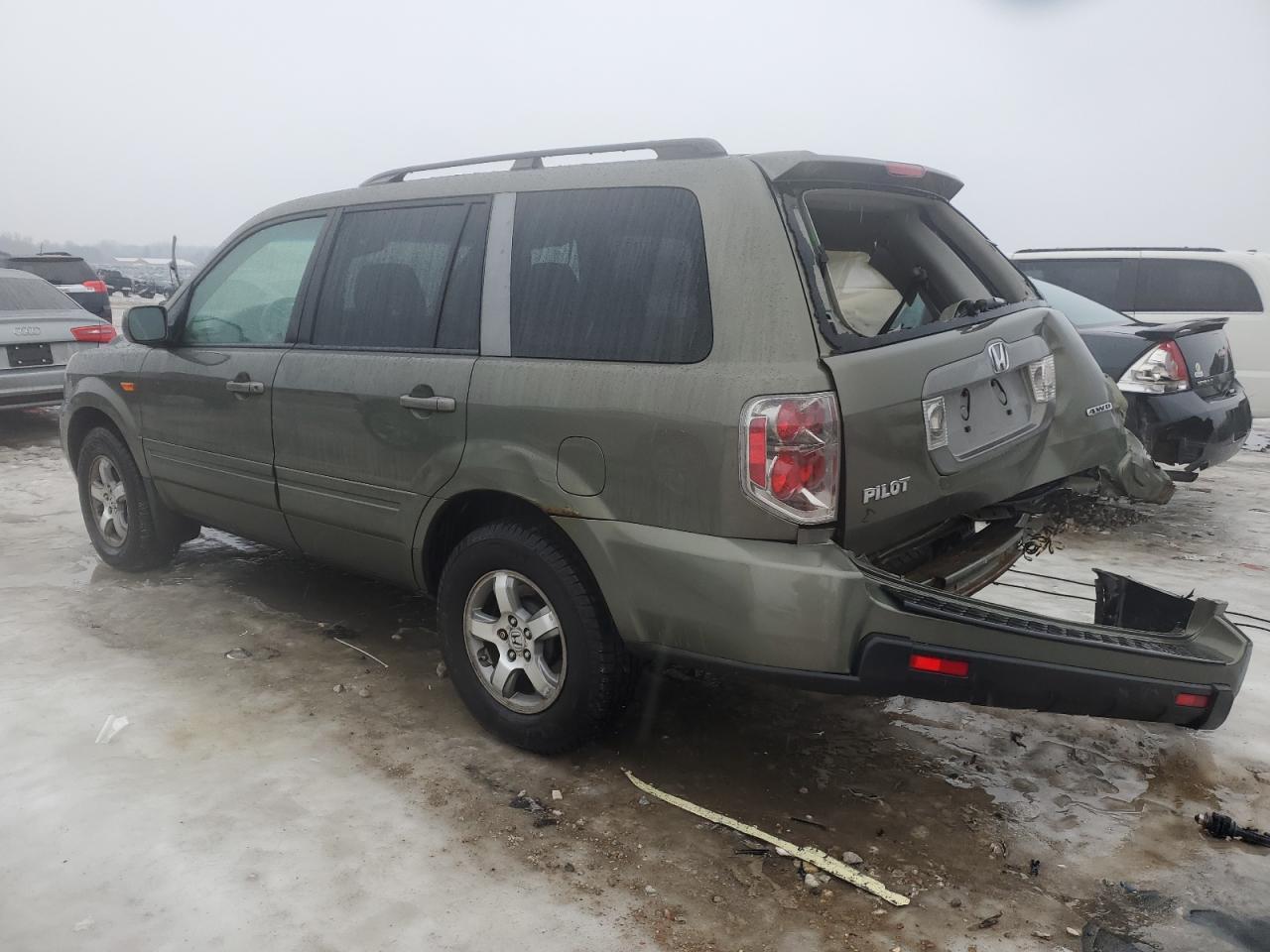 2007 Honda Pilot VIN 2HKYF18577H507238 Copart auction photo, all over / undercarriage damage thumbnail 2