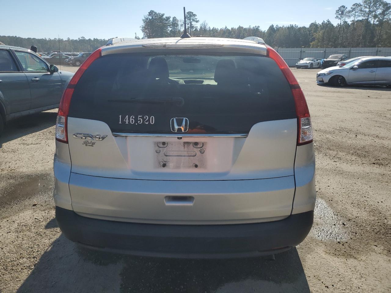 2014 Honda CR-V VIN 2HKRM3H74EH504513 Copart auction photo, front end / rear end damage thumbnail 6