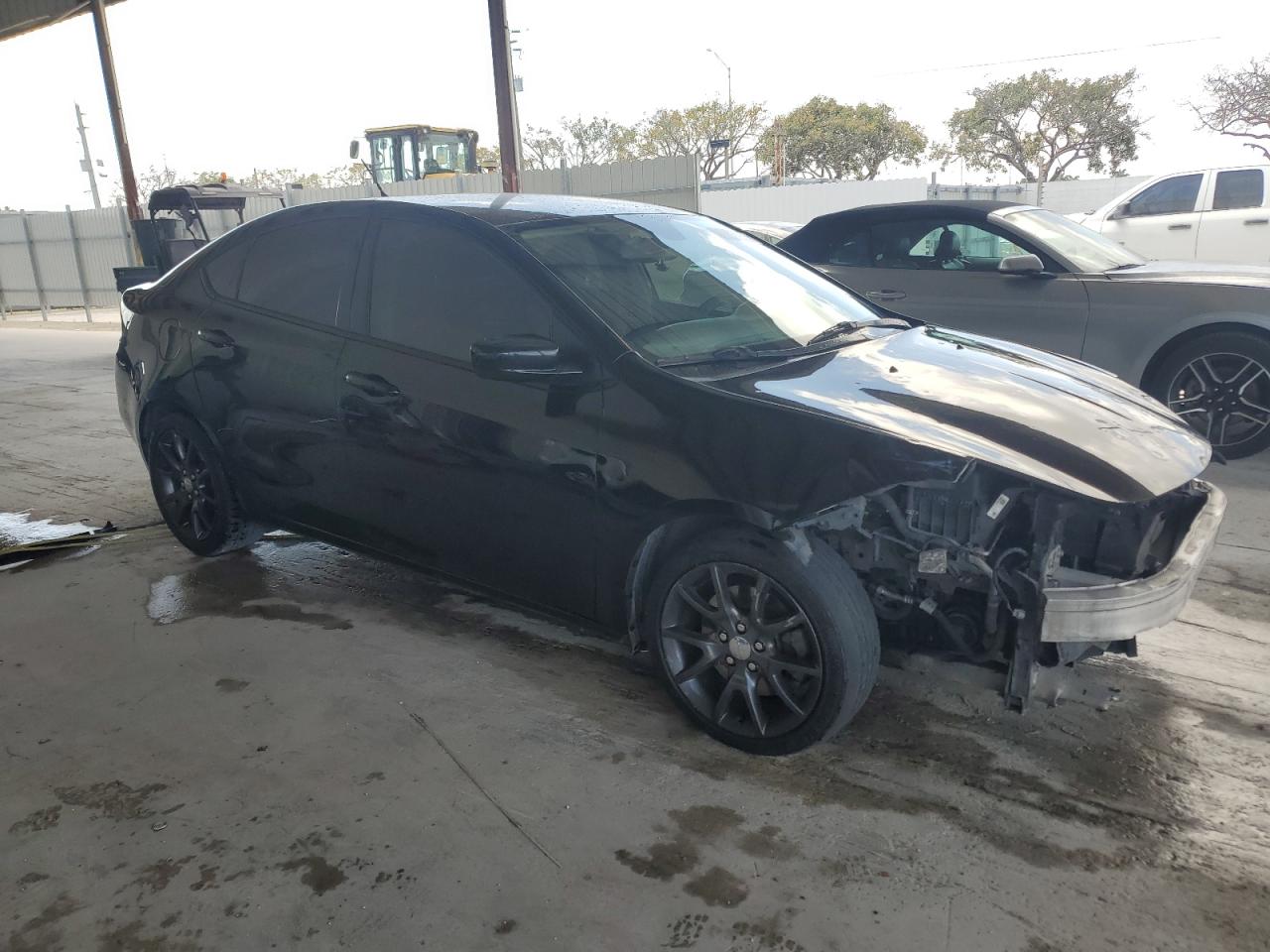 2016 Dodge Dart VIN 1C3CDFAA7GD533854 Copart auction photo, front end / side damage thumbnail 4