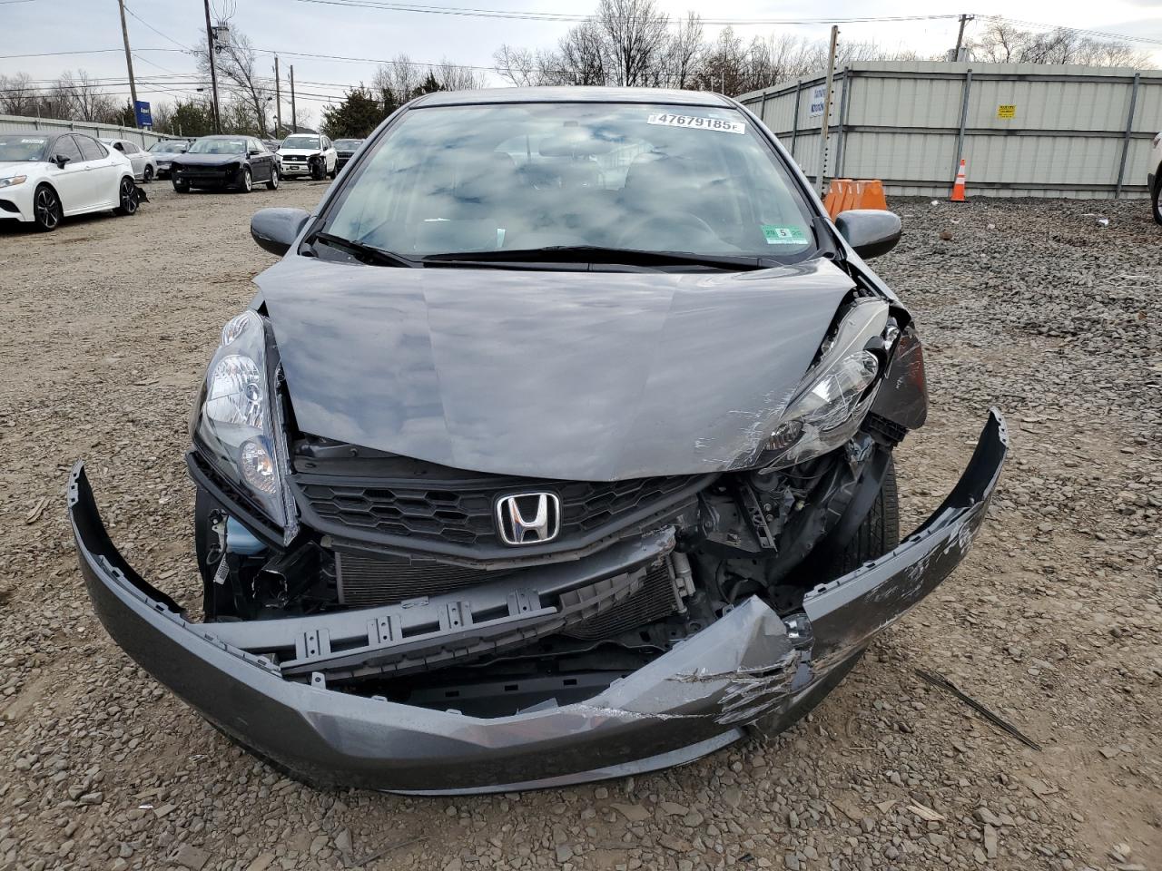 2012 Honda Fit VIN JHMGE8H59CC016357 Copart auction photo, front end / side damage thumbnail 5