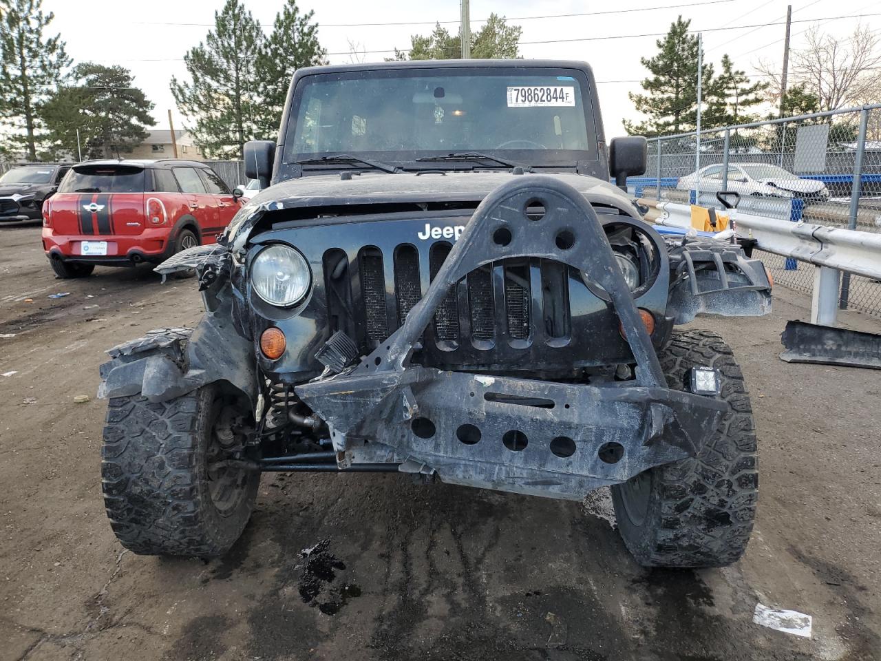 2010 Jeep Wrangler VIN 1J4BA5H11AL123591 Copart auction photo, front end / hail damage thumbnail 5