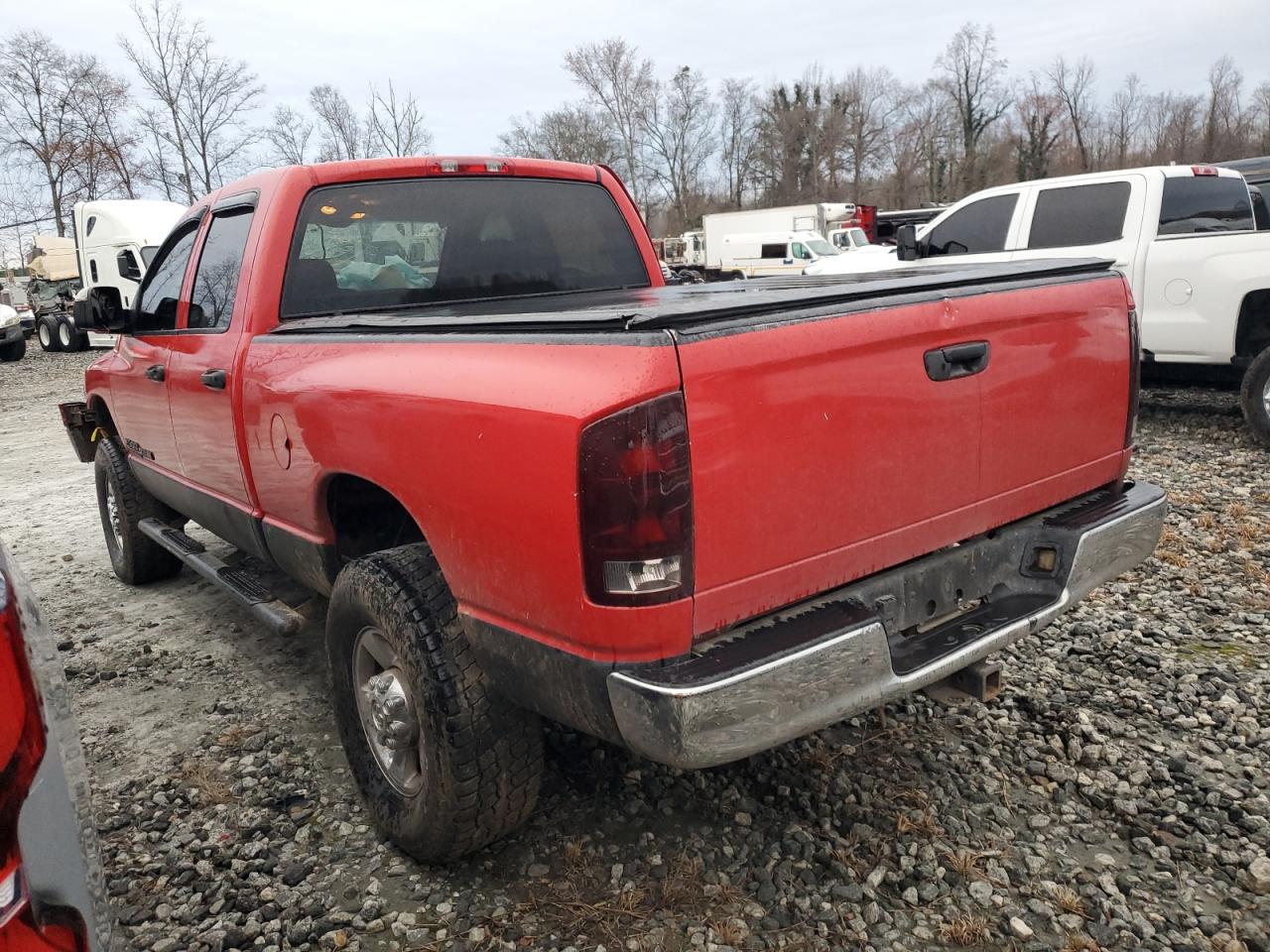 2003 Dodge RAM VIN 3D7KU28673G728440 Copart auction photo, front end damage thumbnail 2