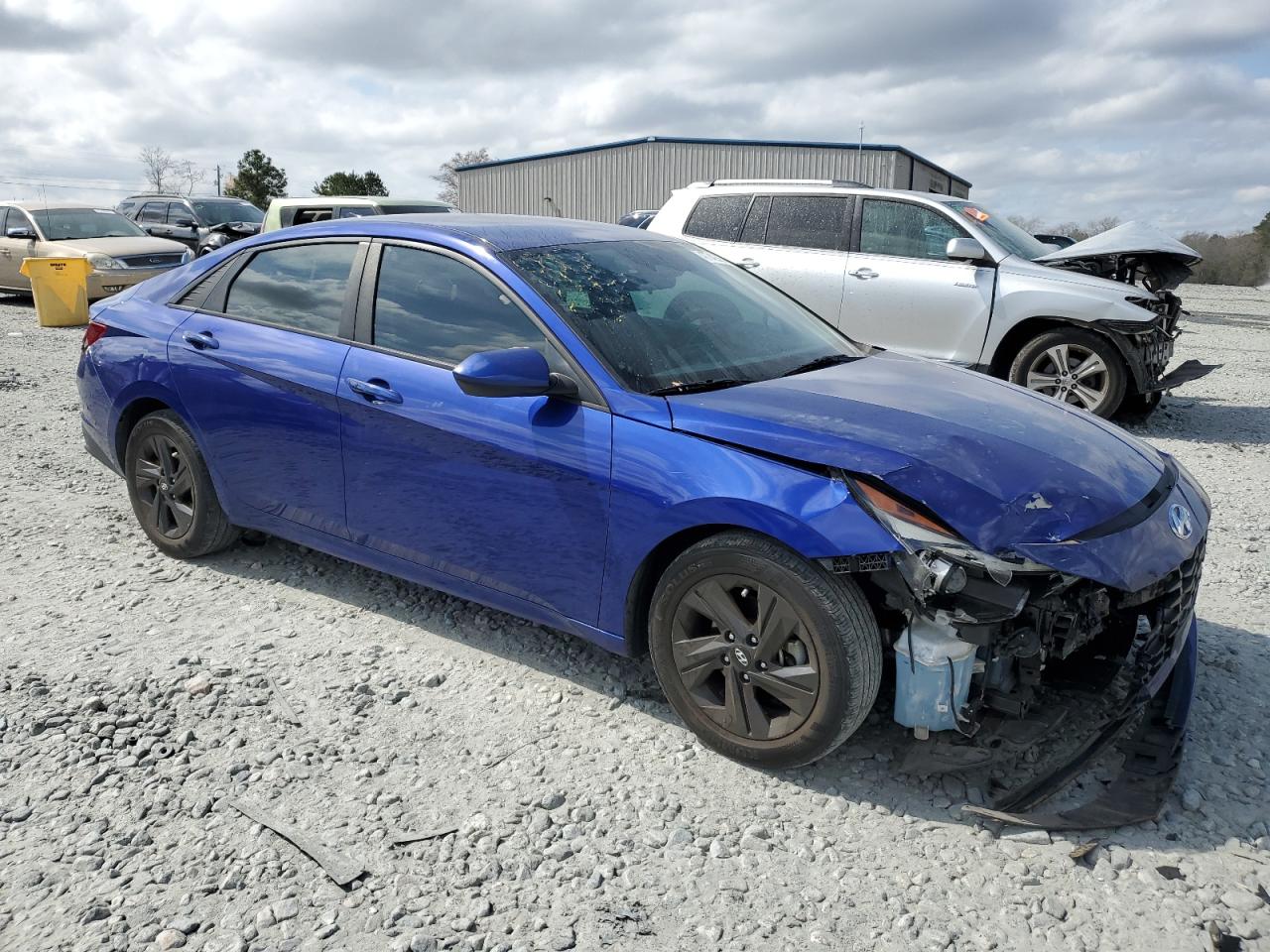 2021 Hyundai Elantra VIN KMHLS4AG7MU103730 Copart auction photo, front end damage thumbnail 4