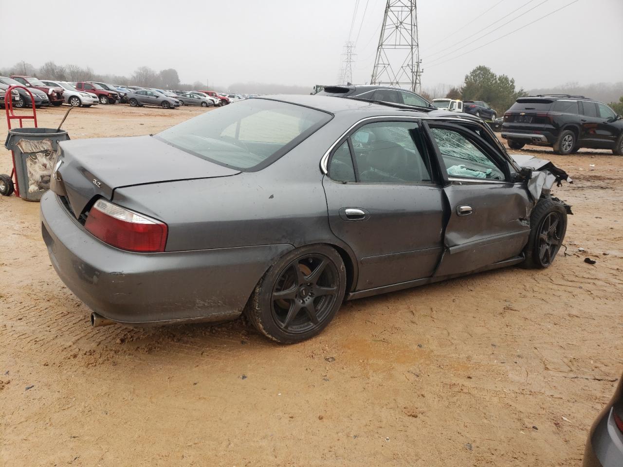 2002 Acura TL VIN 19UUA56622A044569 Copart auction photo, all over damage thumbnail 3