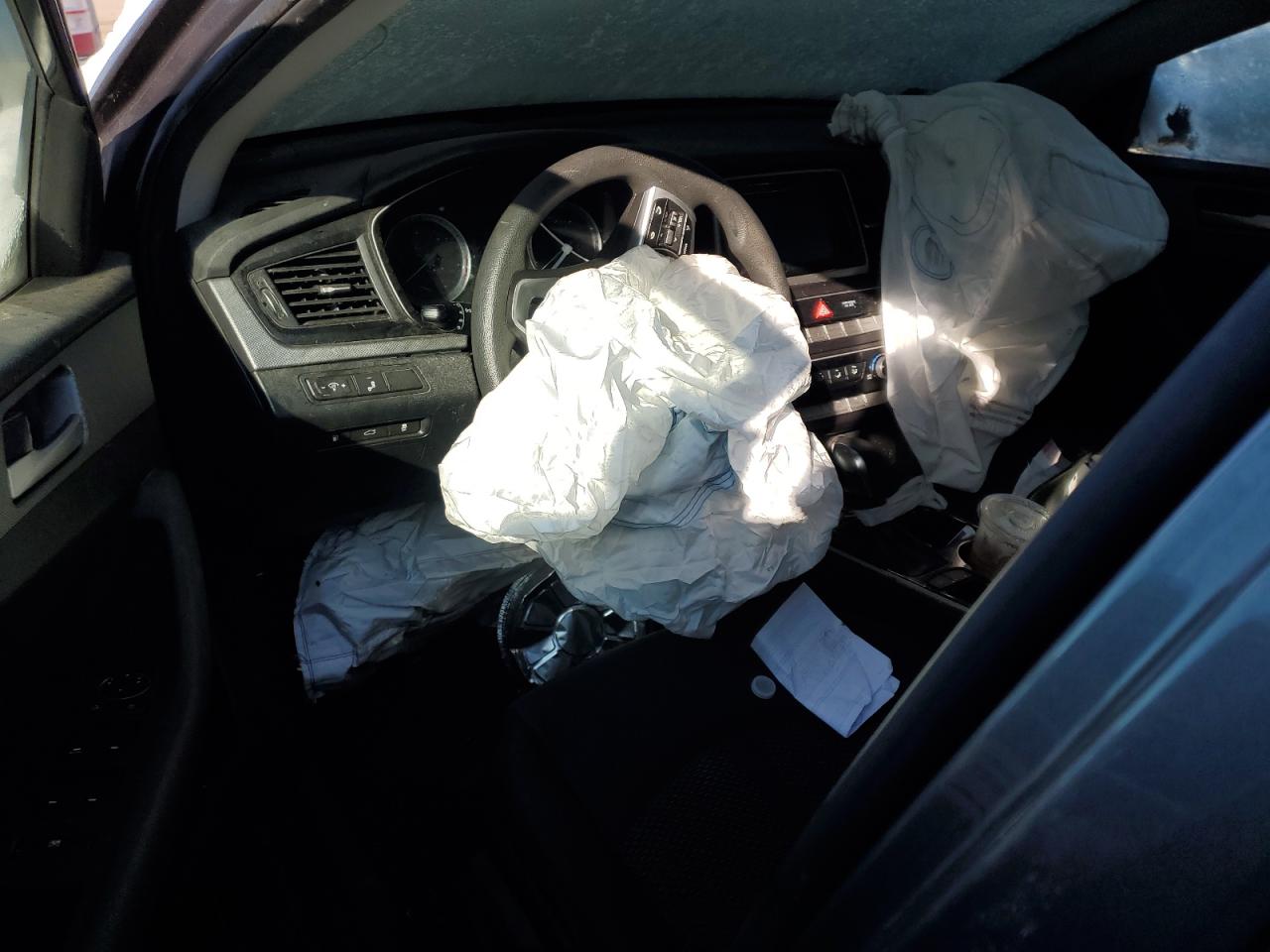2019 Hyundai Sonata VIN 5NPE24AF3KH739265 Copart auction photo, front end damage thumbnail 8