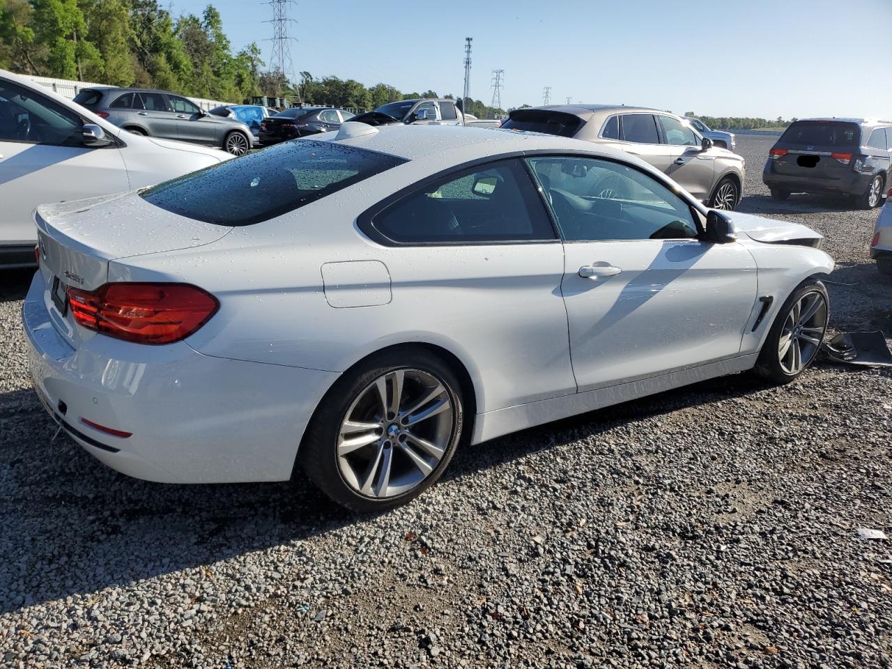 2015 BMW 4er VIN WBA3N3C54FK233896 Copart auction photo, front end damage thumbnail 3