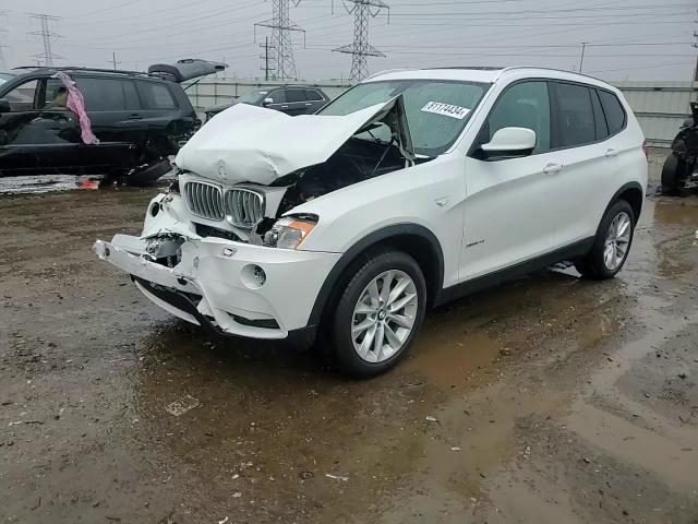 2014 BMW X3 VIN 5UXWX9C53E0D26501 Copart auction photo, front end damage thumbnail 11