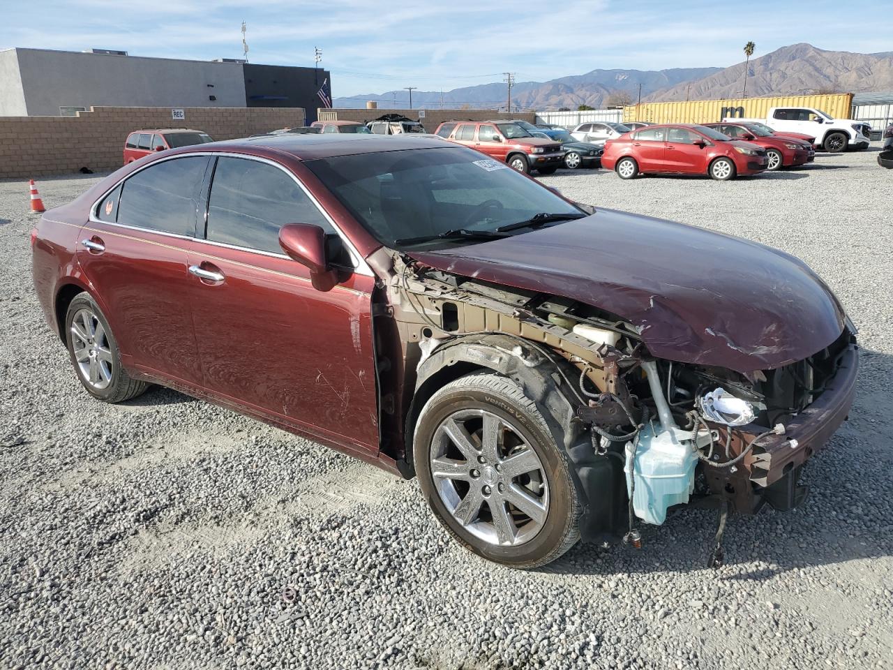 2008 Lexus ES VIN JTHBJ46G682210764 Copart auction photo, front end damage thumbnail 4