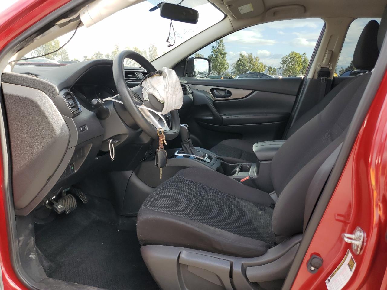 2018 Nissan Rogue VIN JN1BJ1CP2JW193077 Copart auction photo, front end / side damage thumbnail 7