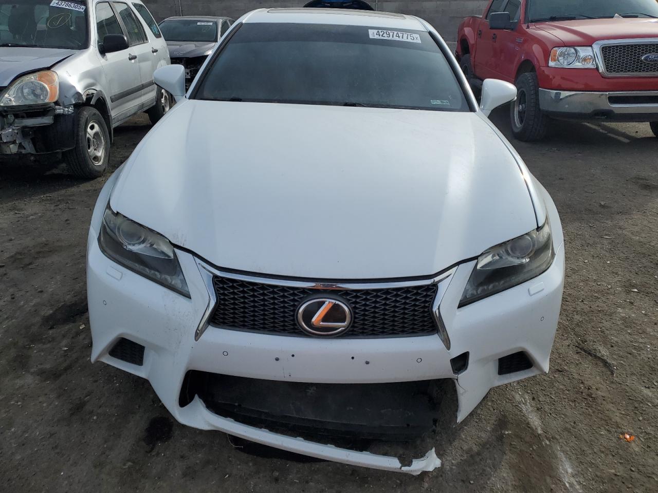 2014 Lexus GS VIN JTHCE1BL5E5028669 Copart auction photo, front end damage thumbnail 5