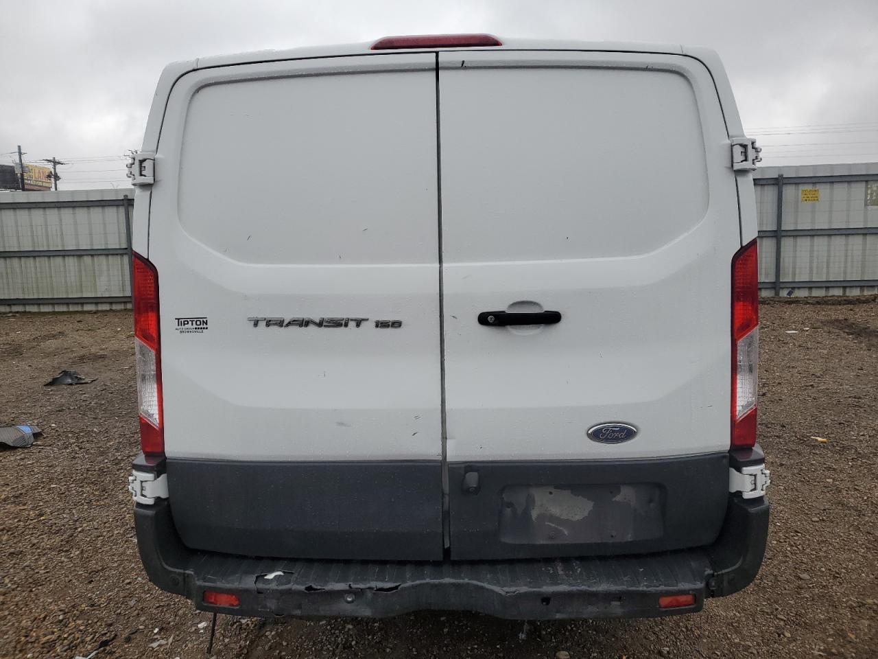 2018 Ford Transit VIN 1FTYE1YM9JKA25907 Copart auction photo, all over damage thumbnail 6