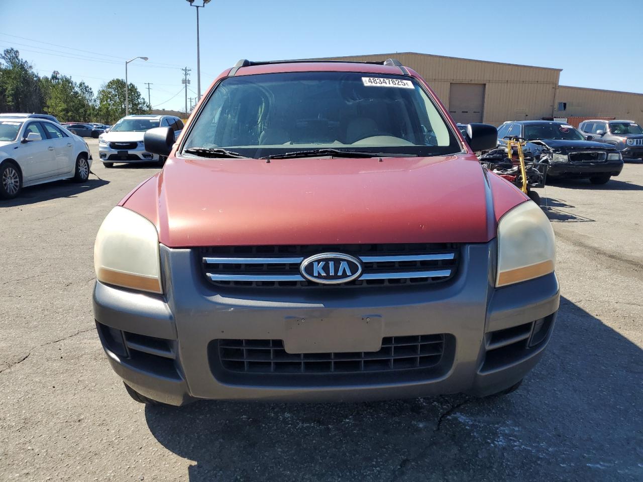 2008 KIA Sportage VIN KNDJF724687519455 Copart auction photo, rear end damage thumbnail 5