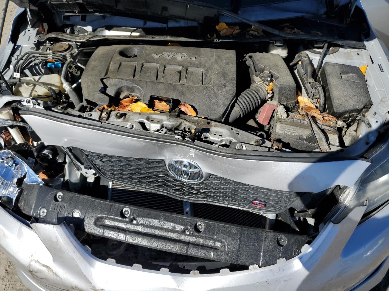 2010 Toyota Corolla VIN 2T1BU4EE8AC521631 Copart auction photo, front end / mechanical damage thumbnail 11