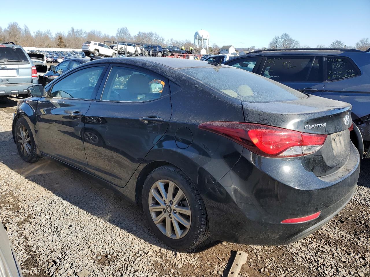 2014 Hyundai Elantra VIN 5NPDH4AE7EH538099 Copart auction photo, mechanical / minor dent/scratches damage thumbnail 2