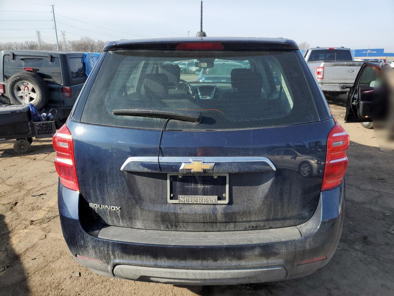 2017 Chevrolet Equinox VIN 2GNALBEK0H1543440 Copart auction photo, mechanical / rear end damage thumbnail 6