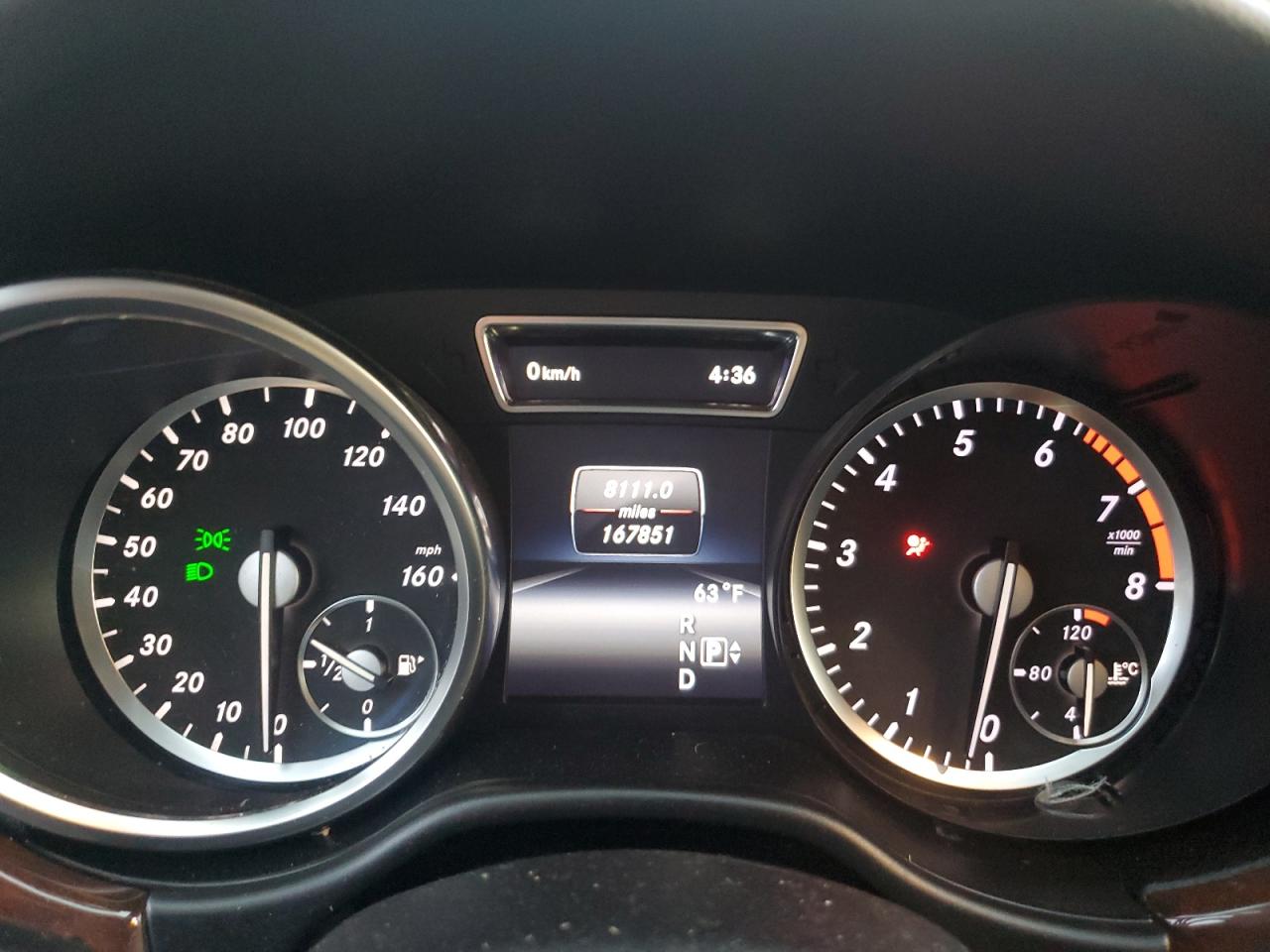 2015 Mercedes-Benz M-klasse VIN 4JGDA5HB1FA445010 Copart auction photo, front end damage thumbnail 9