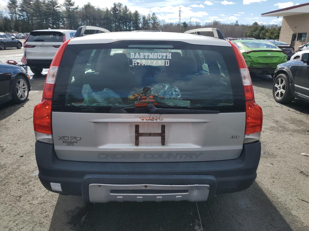 2007 Volvo XC70 VIN YV4SZ592671278628 Copart auction photo, side damage thumbnail 6
