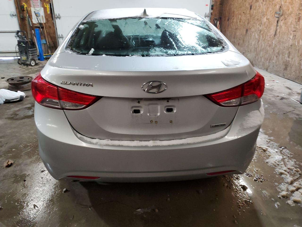 2012 Hyundai Elantra VIN 5NPDH4AEXCH123047 Copart auction photo, front end damage thumbnail 6