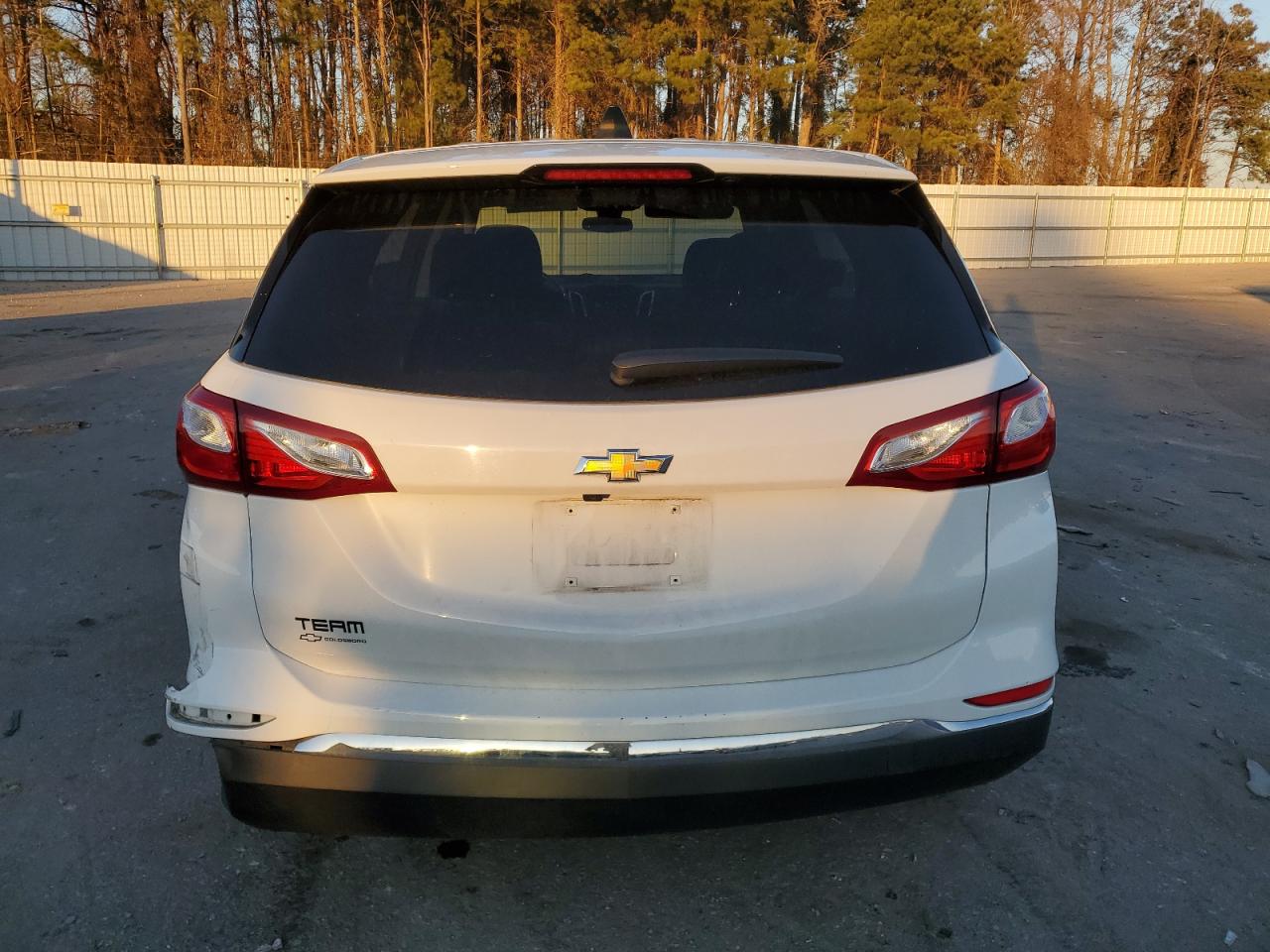 2020 Chevrolet Equinox VIN 2GNAXUEV8L6212546 Copart auction photo, rear end / side damage thumbnail 6