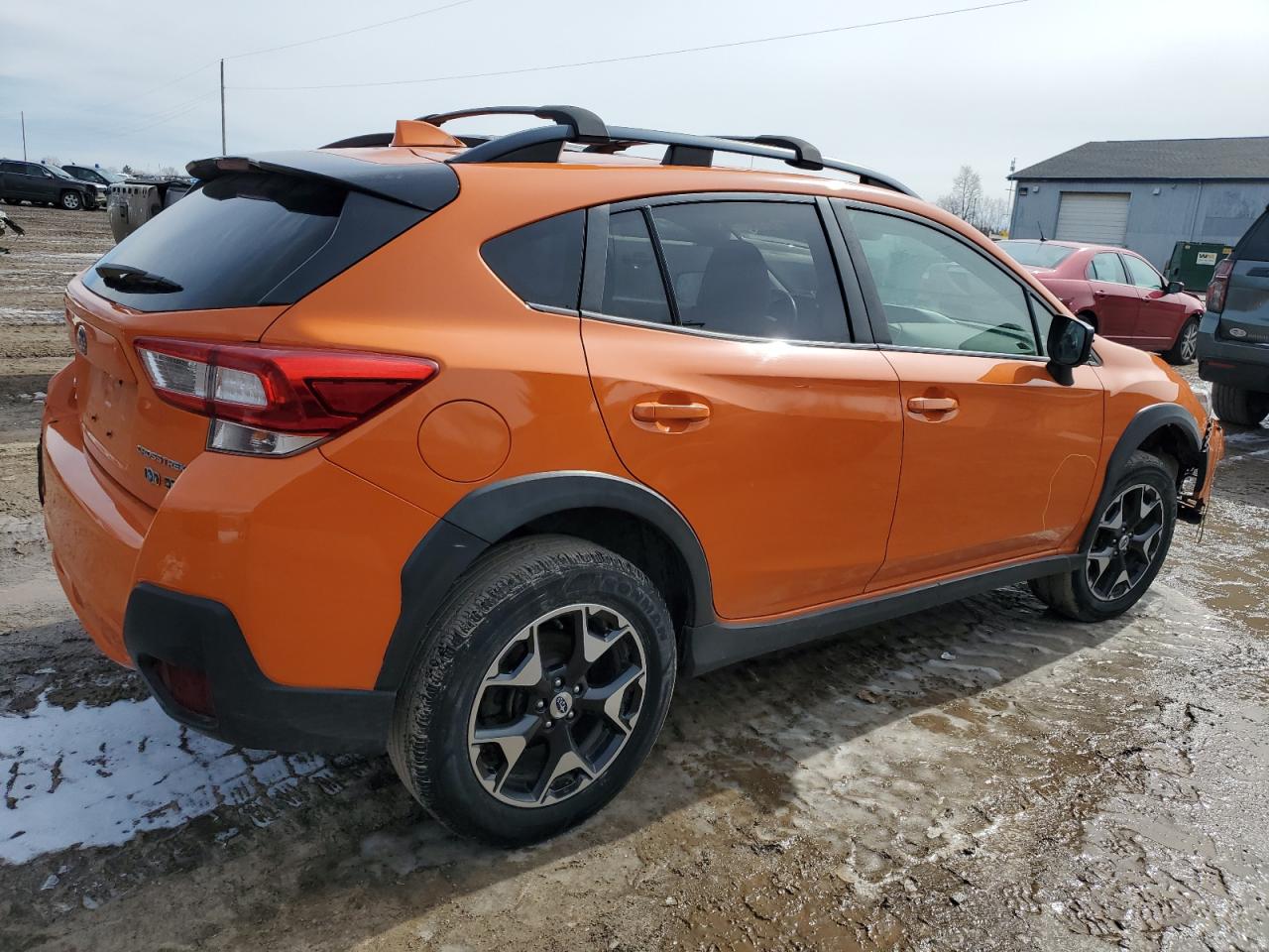 2018 Subaru XV VIN JF2GTADC2JH320098 Copart auction photo, front end / minor dent/scratches damage thumbnail 3