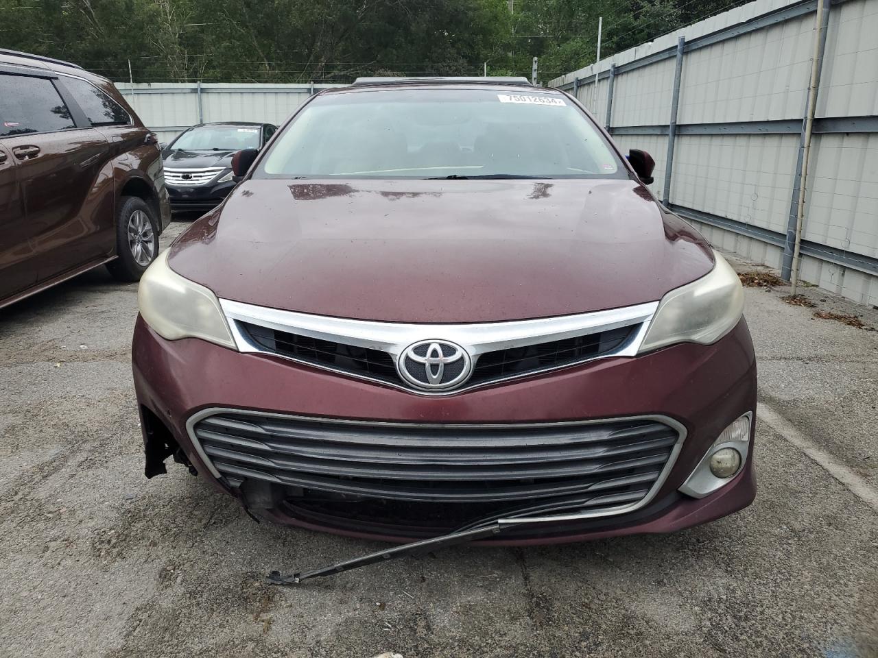2014 Toyota Avalon VIN 4T1BK1EB8EU109918 Copart auction photo, front end damage thumbnail 5