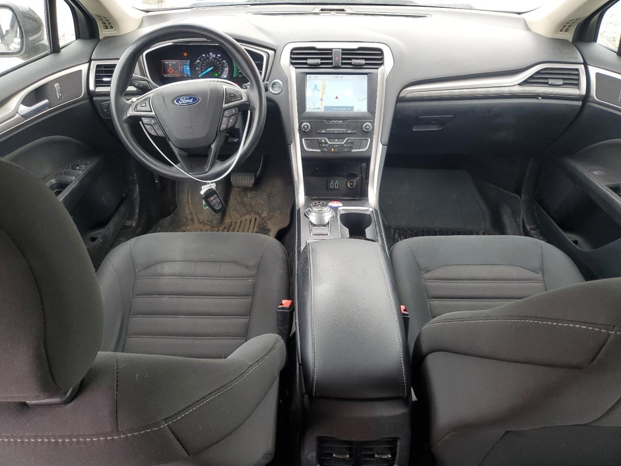 2019 Ford Fusion VIN 3FA6P0HD7KR128757 Copart auction photo, undercarriage / side damage thumbnail 8