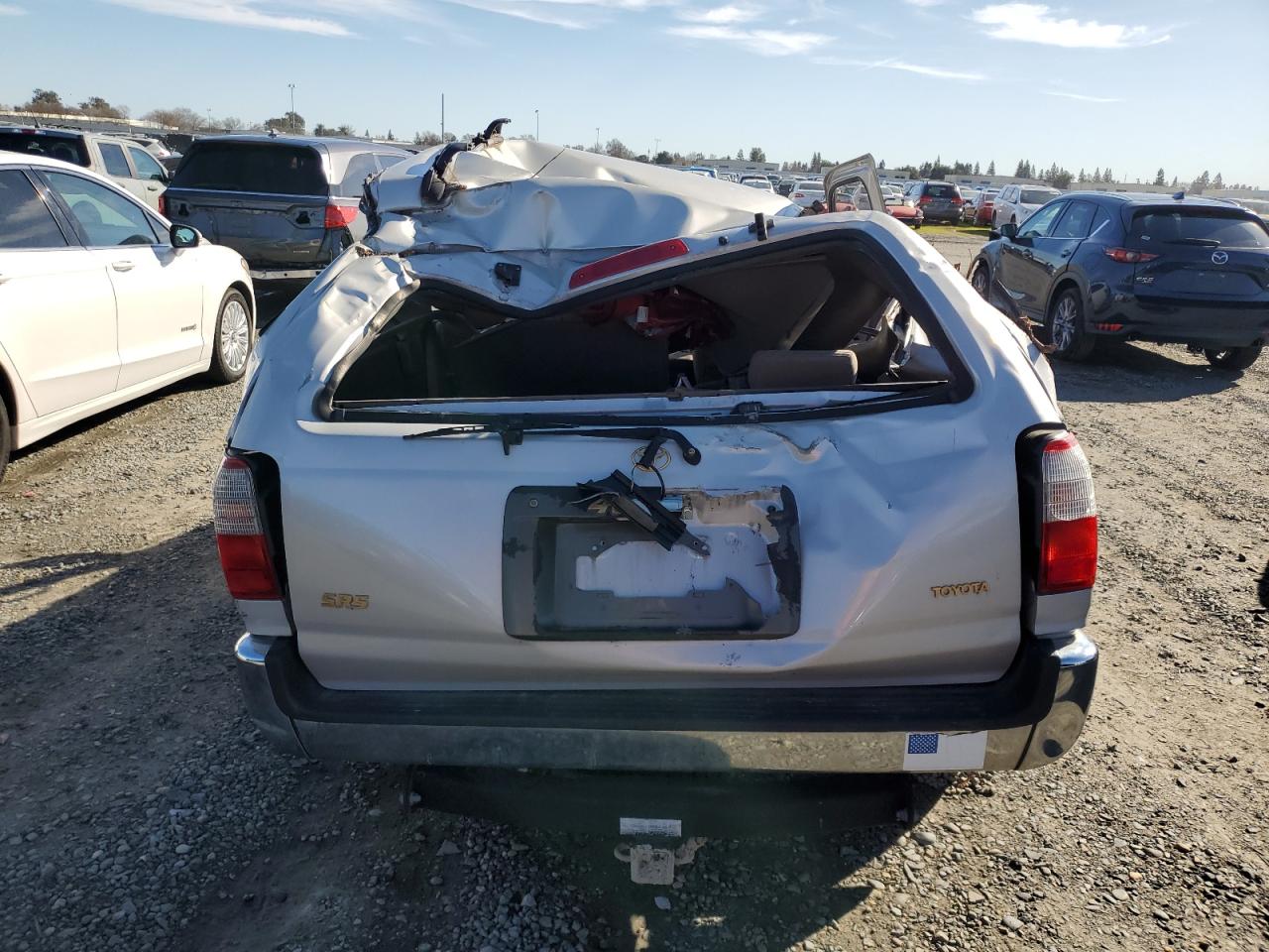 1997 Toyota 4Runner VIN JT3HN86R0V0096443 Copart auction photo, all over damage thumbnail 6