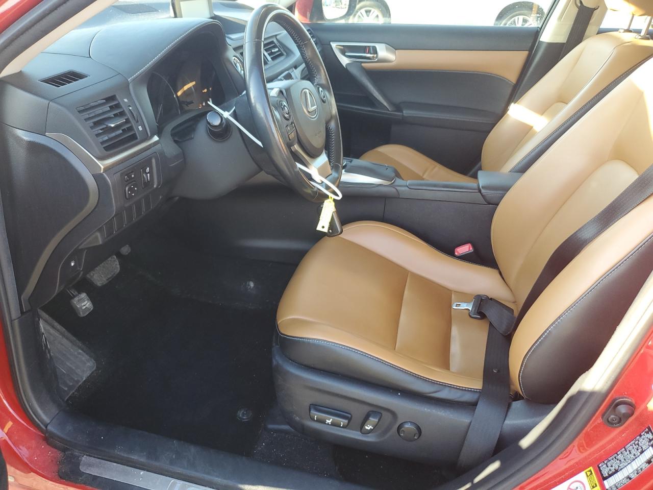 2014 Lexus CT VIN JTHKD5BH4E2191638 Copart auction photo, front end damage thumbnail 7
