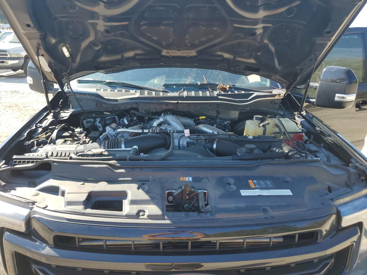 2021 Ford F250 VIN 1FT8W2BT9MEC17057 Copart auction photo, top/roof damage thumbnail 11