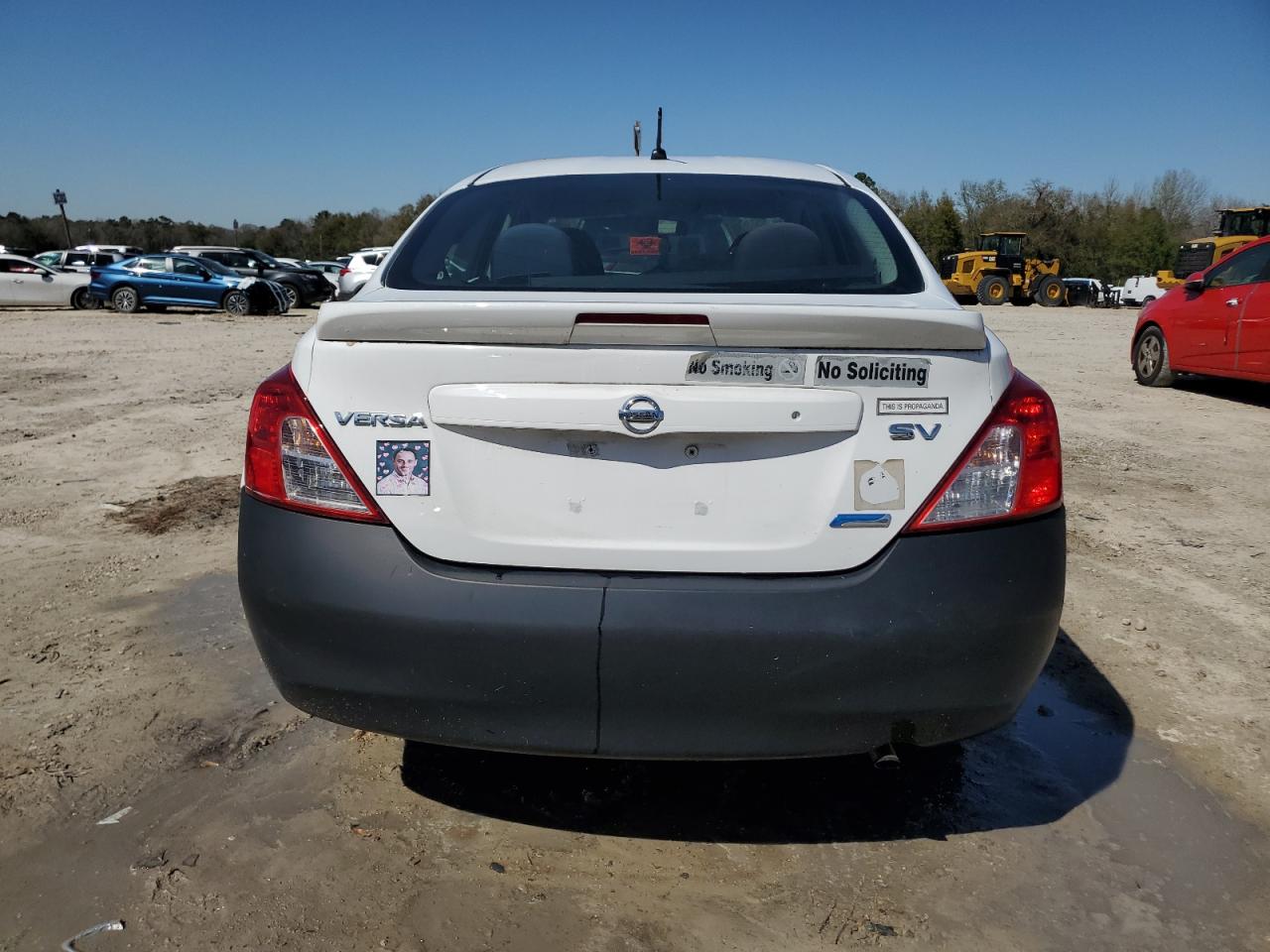2015 Nissan Versa VIN 3N1CN7AP2FL815253 Copart auction photo, front end / rear end damage thumbnail 6