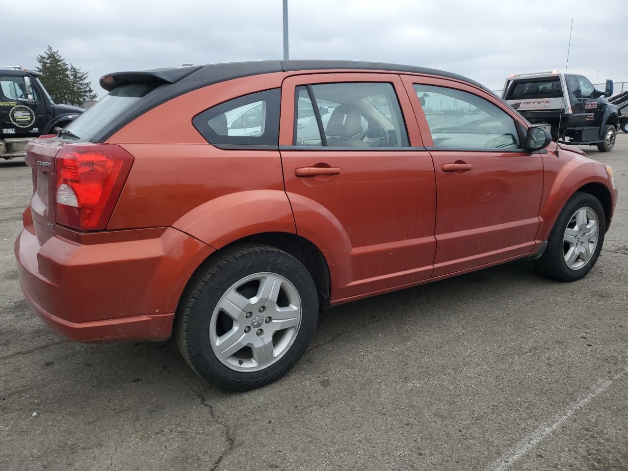 2009 Dodge Caliber VIN 1B3HB48A19D133293 Copart auction photo, front end / side damage thumbnail 3