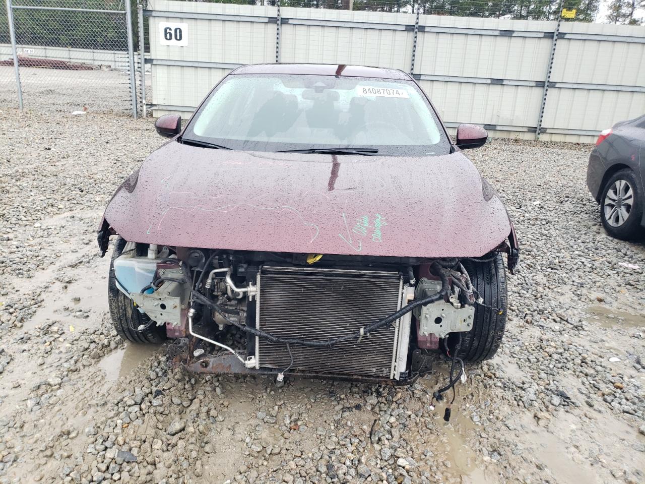 2021 Nissan Sentra VIN 3N1AB8CV2MY235910 Copart auction photo, front end / rear end damage thumbnail 5