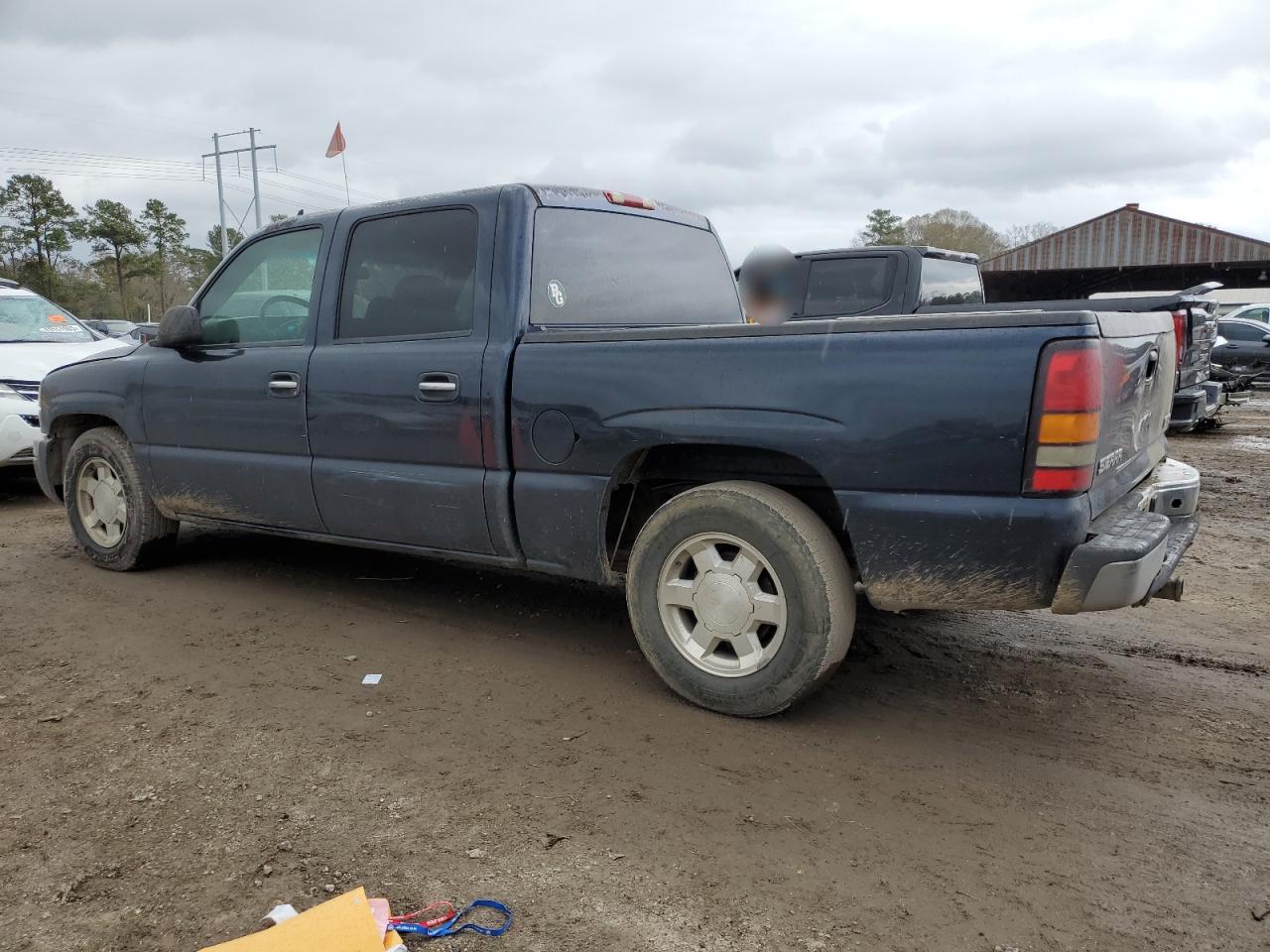 2007 GMC Sierra VIN 2GTEC13Z171140831 Copart auction photo, side damage thumbnail 2