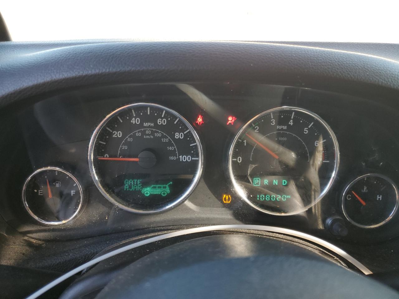 2014 Jeep Wrangler VIN 1C4BJWEG0EL305955 Copart auction photo, rear end / side damage thumbnail 9
